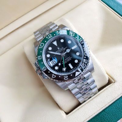 ROLEX GMT  904L Steel 3186/2836 Movement 40MM Watch